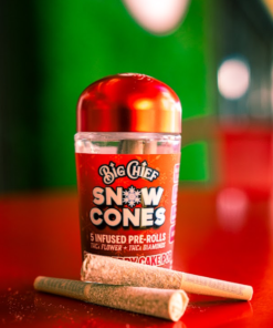 Strawberry Cake – Snow Cone 5-Pack Infused Pre-Rolls